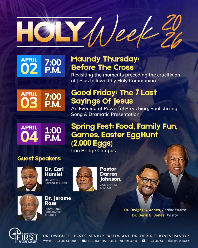 Image for the Tweet beginning: Holy Week 2026 will be