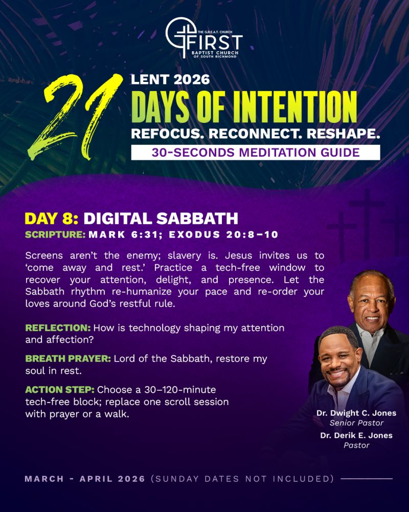 Image for the Tweet beginning: Day 8: Digital Sabbath

How is