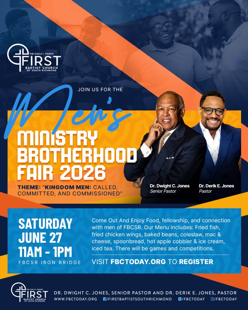 Image for the Tweet beginning: The Men’s Ministry Brotherhood Fair